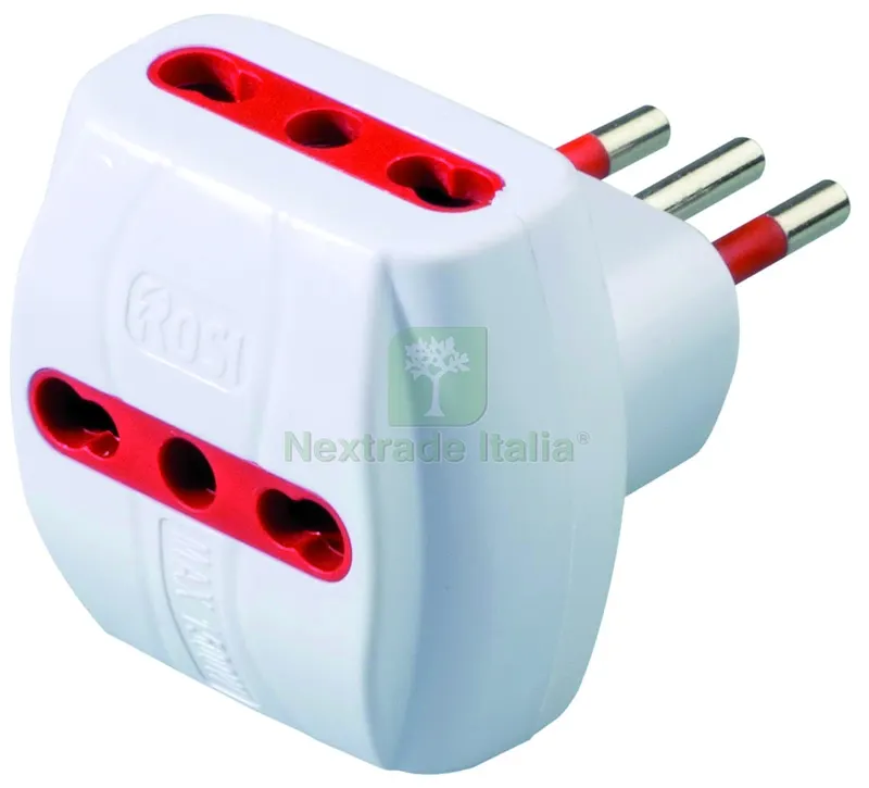 ADATTATORE TRIPLO RS78041T spina 2P+T 10A - prese 3 x 10/16A — Interruttori e prese — rif. FERX.VIT58555 ADATTATORE TRIPLO RS78041T spina 2P+T 10A - prese 3 x 10/16A — Interruttori e prese — rif. FERX.VIT58555