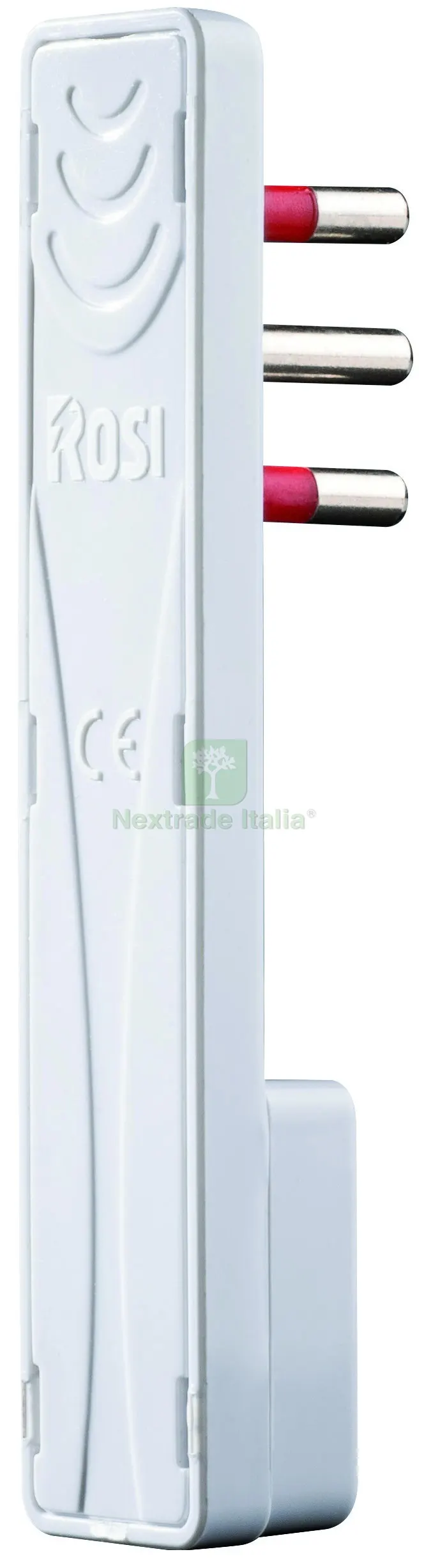 SPINA ULTRA PIATTA 90° 16Ah 2P+T Col. Bianco — Interruttori e prese — rif. FERX.VIT56984