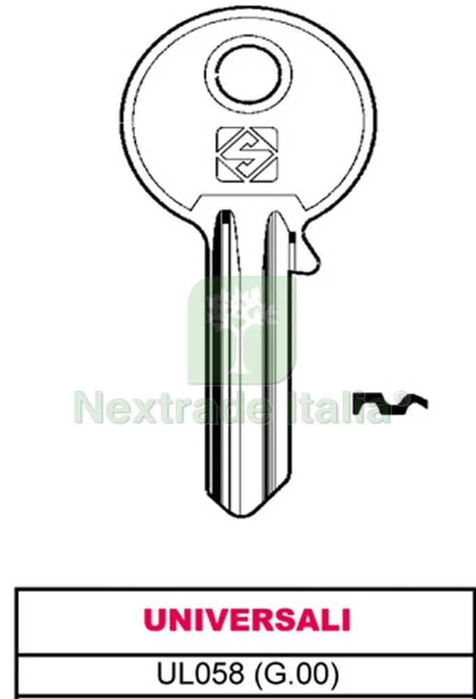 100PZ CHIAVE ASC UL058 (G.VAB 0) UNIVERSALE — Serrature e cilindri — rif. FERX.VIT4920 100PZ CHIAVE ASC UL058 (G.VAB 0) UNIVERSALE — Serrature e cilindri — rif. FERX.VIT4920