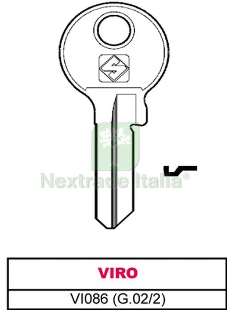 100PZ CHIAVE ASC VI086 (G.VAC 2) VIRO — Serrature e cilindri — rif. FERX.VIT4927 100PZ CHIAVE ASC VI086 (G.VAC 2) VIRO — Serrature e cilindri — rif. FERX.VIT4927