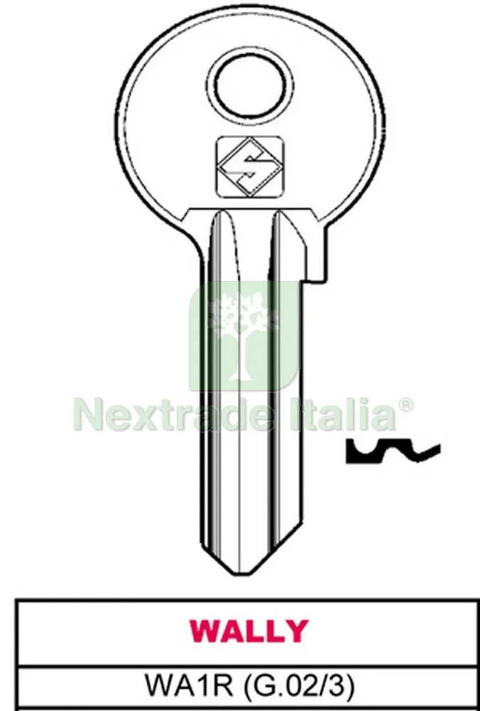 100PZ CHIAVE ASC WA1R (G.VAC 3) WALLY — Serrature e cilindri — rif. FERX.VIT5576 100PZ CHIAVE ASC WA1R (G.VAC 3) WALLY — Serrature e cilindri — rif. FERX.VIT5576