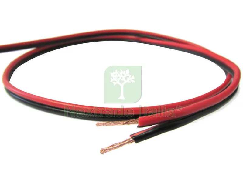 CAVO ELETTRICO PIATTINA HI-FI Rt.100 Mt. sez. 2x0,75 — Cavi e fili — rif. FERX.VIT32965 CAVO ELETTRICO PIATTINA HI-FI Rt.100 Mt. sez. 2x0,75 — Cavi e fili — rif. FERX.VIT32965