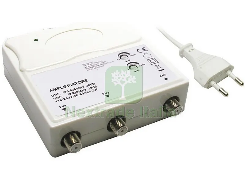 Amplificatore per Antenne TV da Interno - 1 IN/ 2 OUT — Illuminazione — rif. FERX.VIT53741