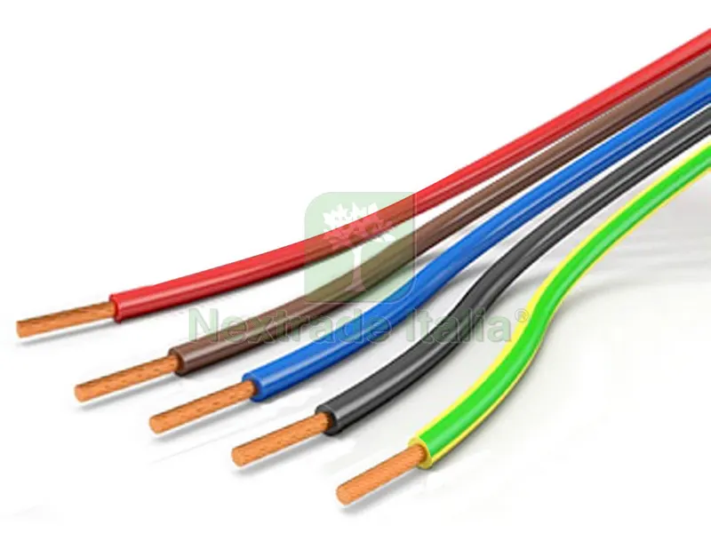 CAVO UNIPOLARE FLESSIBILE FS17 RT.100 MT. Sezione 1x2,5 col. Blu — Cavi e fili — rif. FERX.VIT32948