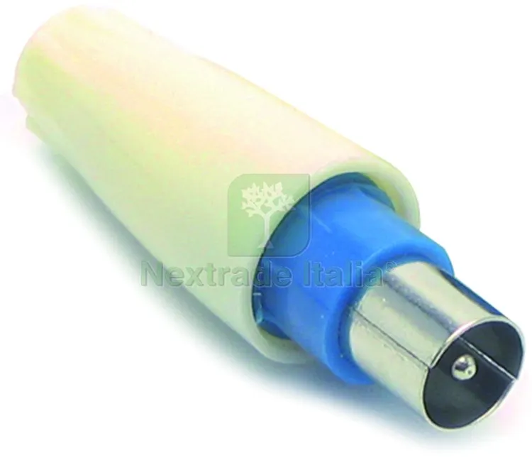 10PZ SPINA COASSIALE TV SCHERMATA Ø mm. 9,52 — Interruttori e prese — rif. FERX.VIT56975 10PZ SPINA COASSIALE TV SCHERMATA Ø mm. 9,52 — Interruttori e prese — rif. FERX.VIT56975