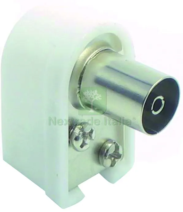 10PZ PRESA COASSIALE TV A SQUADRA Ø mm. 9,52 — Interruttori e prese — rif. FERX.VIT56974