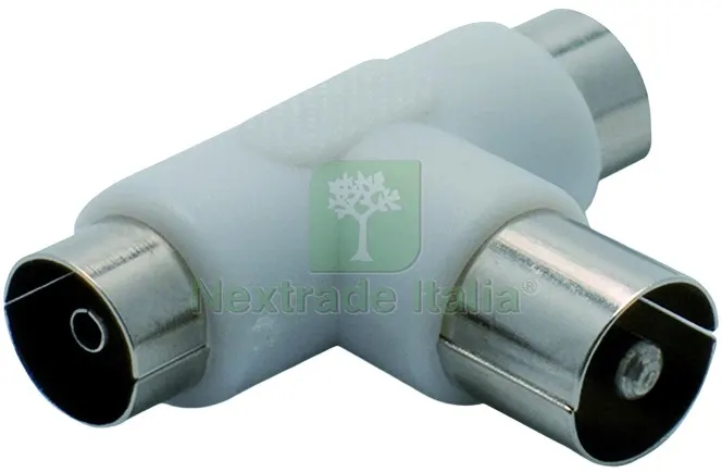 10PZ ADATTATORE TV DOPPIO Ø mm. 9,52 — Tubi e raccordi — rif. FERX.VIT56972