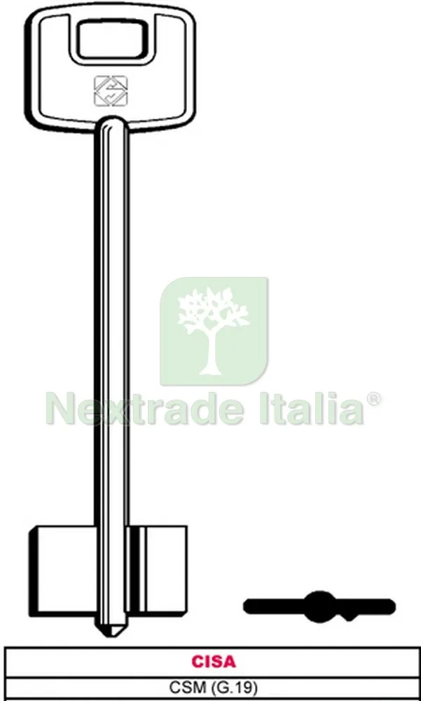 5PZ CHIAVE A DOPPIA MAPPA CSM (G.VAT 5) CISA — Chiavi grezze e duplicati — rif. FERX.VIT28561 5PZ CHIAVE A DOPPIA MAPPA CSM (G.VAT 5) CISA — Chiavi grezze e duplicati — rif. FERX.VIT28561