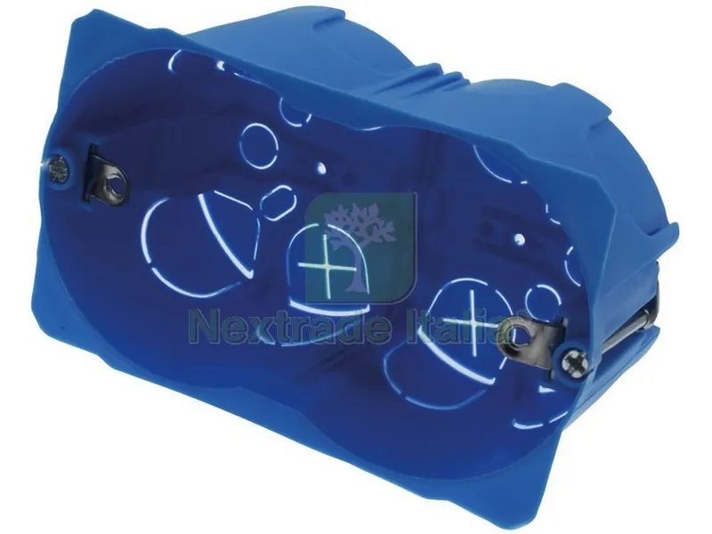 12PZ CASSETTA DA INCASSO 3 POSTI IP20 PER PARETE IN CARTONGESSO — Isolanti e reti — rif. FERX.VIT50301
