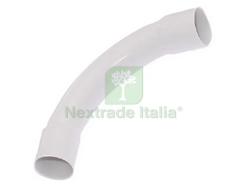 100PZ CURVA A 90° PER TUBO RIGIDO IP40 Ø mm. 20 — Tubi e raccordi — rif. FERX.VIT50317