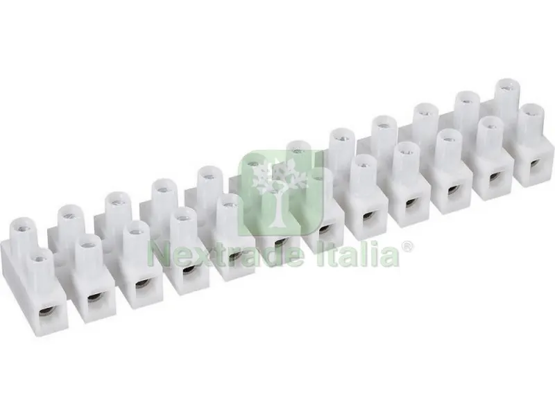 10PZ Morsettiera a 12 Poli Sezione 2,5 mmq — Morse morsetti e strettoi — rif. FERX.VIT50355 10PZ Morsettiera a 12 Poli Sezione 2,5 mmq — Morse morsetti e strettoi — rif. FERX.VIT50355