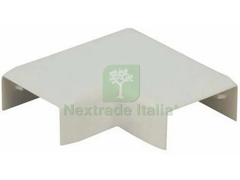 10PZ Angolo Piano per Minicanalina IP40 mm. 22x10 — Canaline e centralini — rif. FERX.VIT50364 10PZ Angolo Piano per Minicanalina IP40 mm. 22x10 — Canaline e centralini — rif. FERX.VIT50364