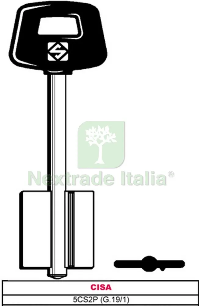 5PZ CHIAVE A DOPPIA MAPPA 5CS2P (G.VAT 6) CISA — Chiavi grezze e duplicati — rif. FERX.VIT11944 5PZ CHIAVE A DOPPIA MAPPA 5CS2P (G.VAT 6) CISA — Chiavi grezze e duplicati — rif. FERX.VIT11944