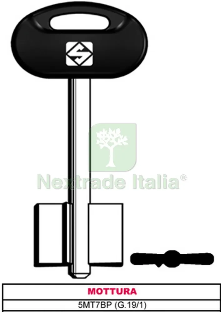 5PZ CHIAVE A DOPPIA MAPPA 5MT7BP (G.VAT 1) MOTTURA — Chiavi grezze e duplicati — rif. FERX.VIT28563 5PZ CHIAVE A DOPPIA MAPPA 5MT7BP (G.VAT 1) MOTTURA — Chiavi grezze e duplicati — rif. FERX.VIT28563