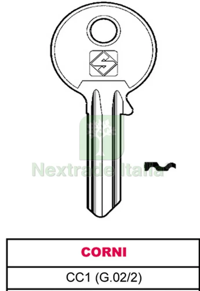 20PZ CHIAVE OTTONE CC1 (G.VAC 2) CORNI — Serrature e cilindri — rif. FERX.VIT11628 20PZ CHIAVE OTTONE CC1 (G.VAC 2) CORNI — Serrature e cilindri — rif. FERX.VIT11628
