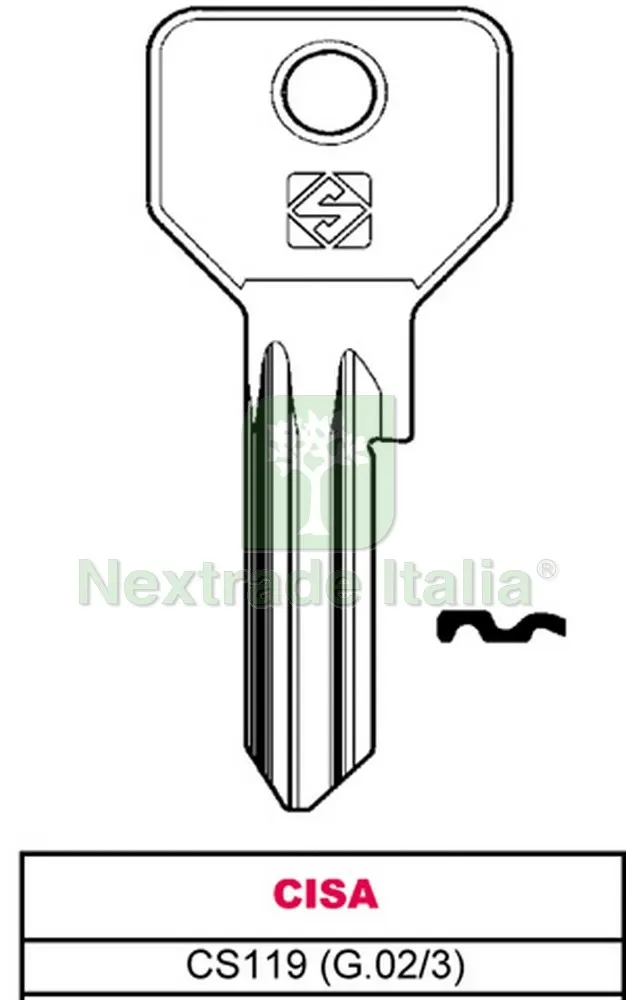 10PZ CHIAVE OTTONE CS119 (G.VAC 3) CISA — Serrature e cilindri — rif. FERX.VIT28570 10PZ CHIAVE OTTONE CS119 (G.VAC 3) CISA — Serrature e cilindri — rif. FERX.VIT28570