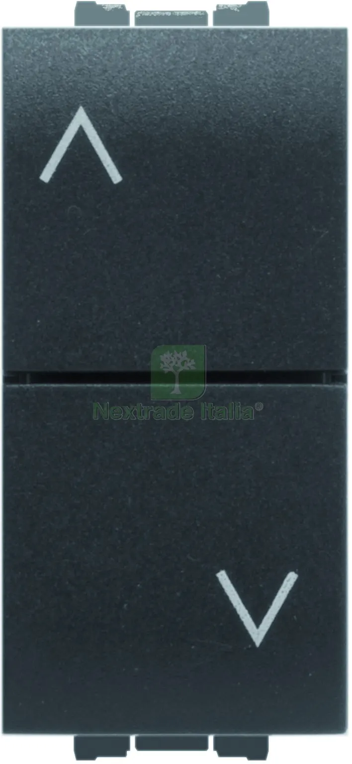 10PZ DOPPIO PULSANTE 250V 16 A Col. Antracite — Interruttori e prese — rif. FERX.VIT58154