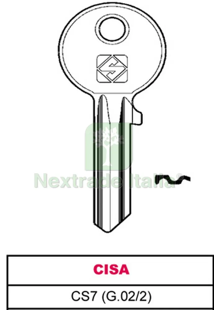 50PZ CHIAVE OTTONE CS7 (G.VAC 2) CISA — Serrature e cilindri — rif. FERX.VIT11670 50PZ CHIAVE OTTONE CS7 (G.VAC 2) CISA — Serrature e cilindri — rif. FERX.VIT11670