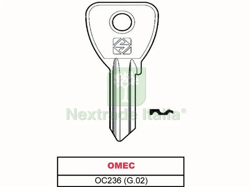 20PZ CHIAVE OTTONE OC236 (G.VAC 0) OMEC — Serrature e cilindri — rif. FERX.VIT17212 20PZ CHIAVE OTTONE OC236 (G.VAC 0) OMEC — Serrature e cilindri — rif. FERX.VIT17212