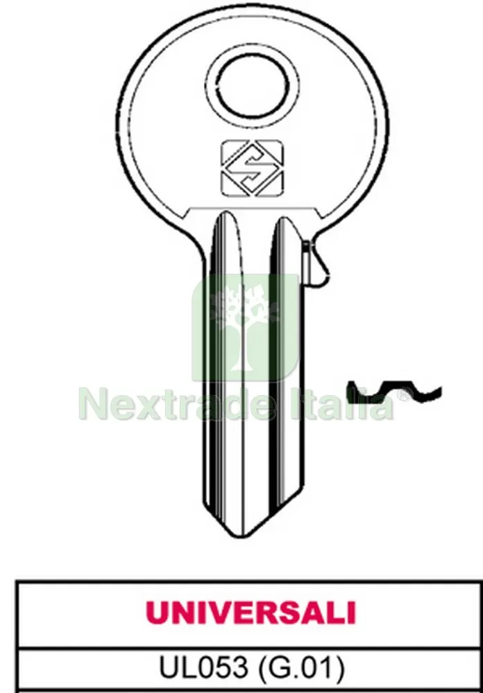 100PZ CHIAVE OTTONE UL053 (G.VAB 0) UNIVERSALE — Serrature e cilindri — rif. FERX.VIT11712 100PZ CHIAVE OTTONE UL053 (G.VAB 0) UNIVERSALE — Serrature e cilindri — rif. FERX.VIT11712
