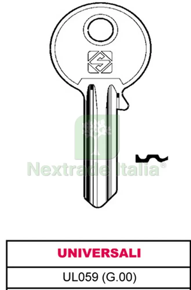 20PZ Chiave Ottone UL059 (G.VAB 0) Universale — Serrature e cilindri — rif. FERX.VIT11726 20PZ Chiave Ottone UL059 (G.VAB 0) Universale — Serrature e cilindri — rif. FERX.VIT11726
