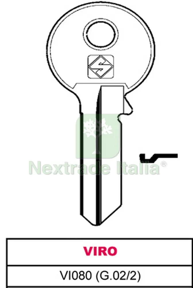 100PZ CHIAVE OTTONE VI080 (G.VAC 2) VIRO — Serrature e cilindri — rif. FERX.VIT11859 100PZ CHIAVE OTTONE VI080 (G.VAC 2) VIRO — Serrature e cilindri — rif. FERX.VIT11859