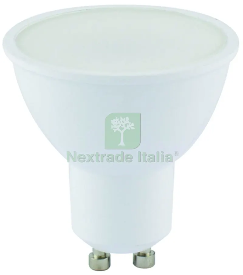 12PZ Suprema LAMPADA A LED SPOT GU10 FASCIO 100° luce calda 5 W - 450 lumen — Illuminazione — rif. FERX.VIT60432 12PZ Suprema LAMPADA A LED SPOT GU10 FASCIO 100° luce calda 5 W - 450 lumen — Illuminazione — rif. FERX.VIT60432