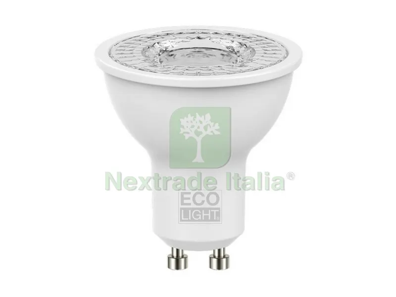10PZ Lampada a LED Spot GU10 Fascio 110° luce fredda 8 W — Illuminazione — rif. FERX.VIT44132