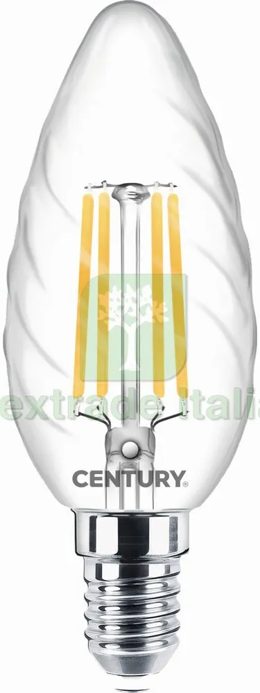 10PZ LAMPADA A FILAMENTO LED TORTIGLIONE E14 Luce naturale 4 W - 470 lumen — Illuminazione — rif. FERX.VIT55920 10PZ LAMPADA A FILAMENTO LED TORTIGLIONE E14 Luce naturale 4 W - 470 lumen — Illuminazione — rif. FERX.VIT55920