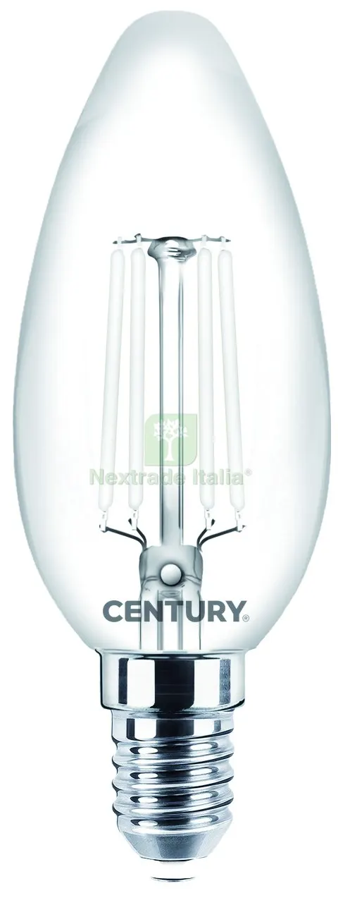 10PZ Lampada a Filamento LED Incanto White Candela E14 Luce calda 4,5 W - 470 lumen — Illuminazione — rif. FERX.VIT57064