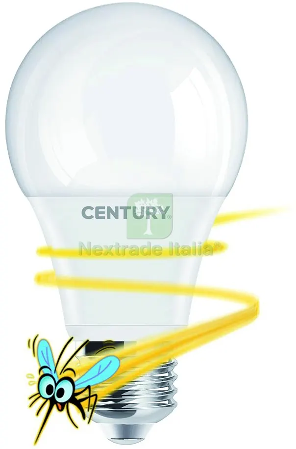 Lampada LED Antizanzara Killer 50 Goccia E27 Luce calda 9 W - 650 lumen — Illuminazione — rif. FERX.VIT57385 Lampada LED Antizanzara Killer 50 Goccia E27 Luce calda 9 W - 650 lumen — Illuminazione — rif. FERX.VIT57385