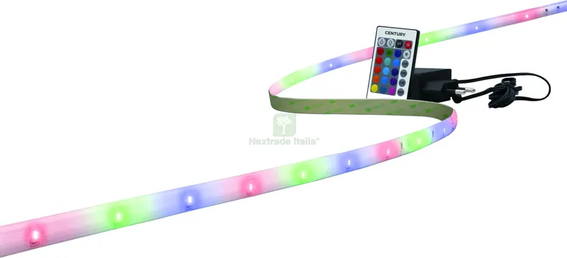 Strisce Strip LED Accènto 4,80 W/m - 30 Led/m - RGB 3 mt. — Illuminazione — rif. FERX.VIT57086 Strisce Strip LED Accènto 4,80 W/m - 30 Led/m - RGB 3 mt. — Illuminazione — rif. FERX.VIT57086