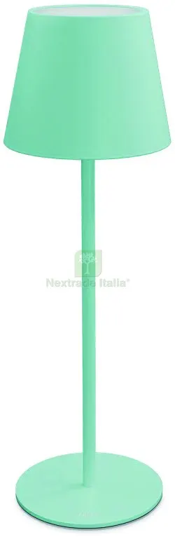 Lampada da Tavolo a LED Nina Ricaricabile 1,8 W - 180 lumen - 3.000K Col. Turchese — Illuminazione — rif. FERX.VIT57027 Lampada da Tavolo a LED Nina Ricaricabile 1,8 W - 180 lumen - 3.000K Col. Turchese — Illuminazione — rif. FERX.VIT57027
