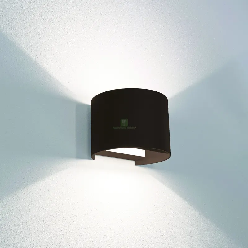 APPLIQUE BIDIREZIONALE TONDO A LED UP&DOWN+ 10 W-800 lm-3.000K/4.000K/6500K Col. Corten — Illuminazione — rif. FERX.VIT57104