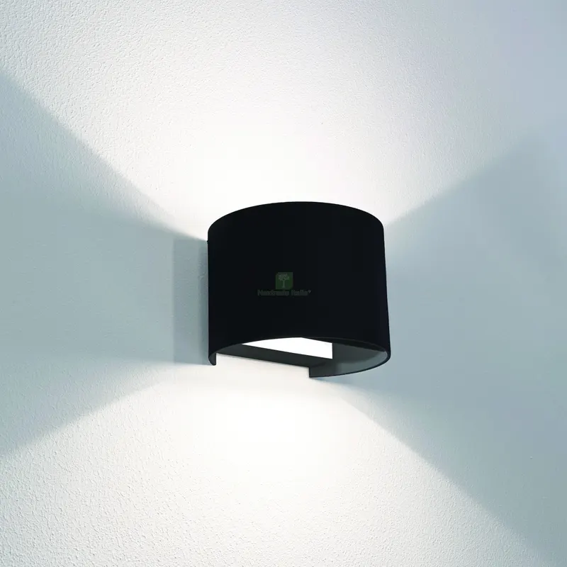 Applique Bidirezionale Tondo a LED UP&DOWN+ 10 W-800 lm-3.000K/4.000K/6500K Col. Nero — Illuminazione — rif. FERX.VIT57106