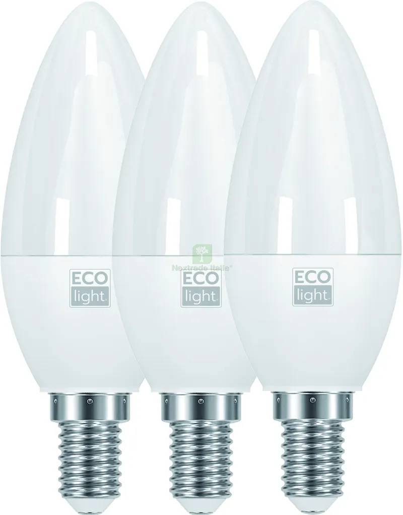 10CF Lampada a LED Candela E14 3 PZ. luce naturale 6 W — Illuminazione — rif. FERX.VIT58615