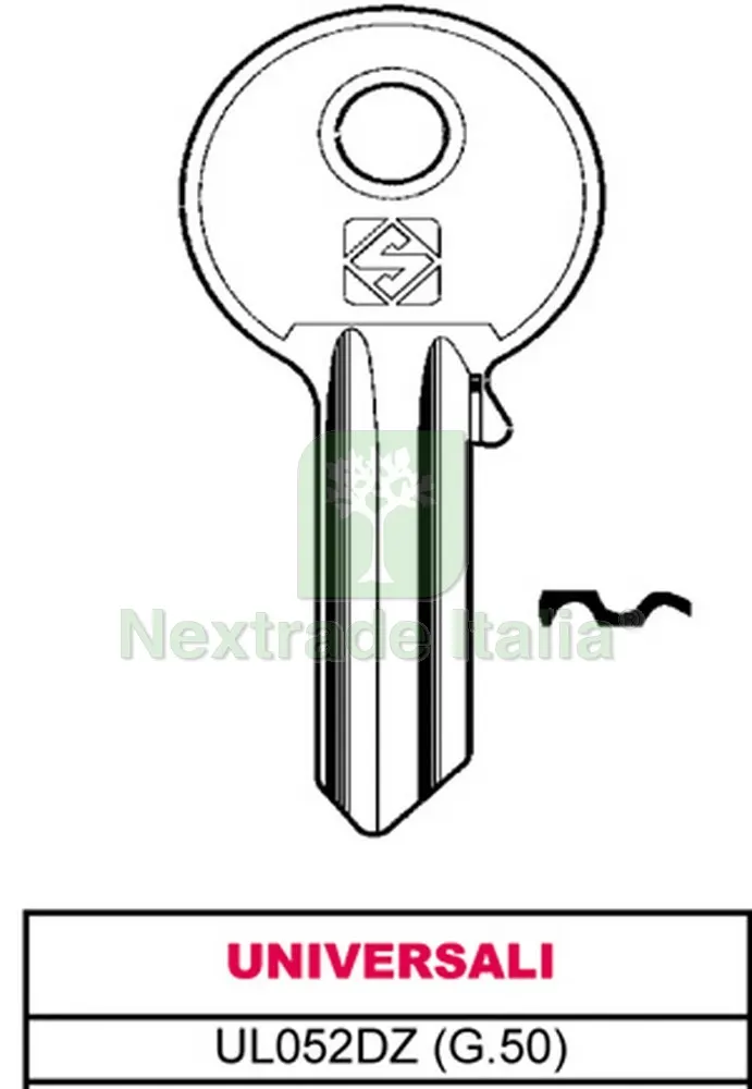 100PZ CHIAVE SILKY OTTONE UL052DZ (G.VGB 0) UNIVERSALE — Seghe e lame manuali — rif. FERX.VIT30030