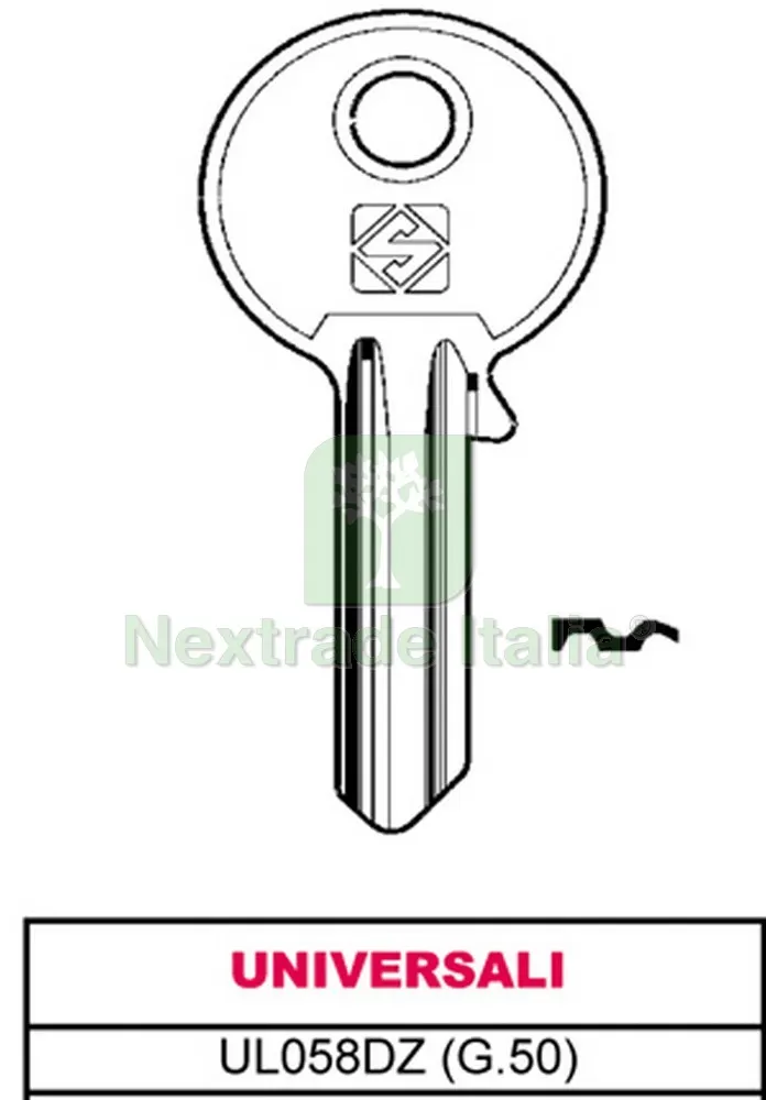100PZ CHIAVE SILKY OTTONE UL058DZ (G.VGB 0) UNIVERSALE — Seghe e lame manuali — rif. FERX.VIT30032