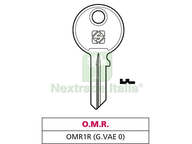 20PZ CHIAVE ASC OMR1R (G. VAC 0) O.M.R. — Serrature e cilindri — rif. FERX.VIT47624 20PZ CHIAVE ASC OMR1R (G. VAC 0) O.M.R. — Serrature e cilindri — rif. FERX.VIT47624
