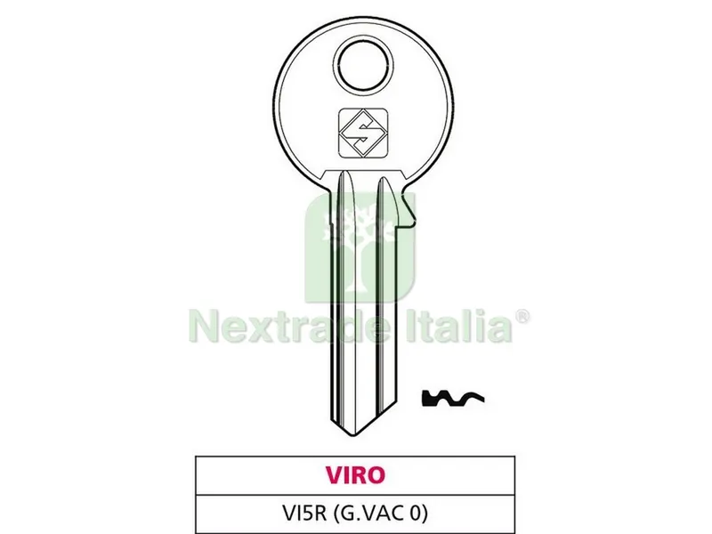 20PZ CHIAVE ASC VI5R (G. VAC 0) VIRO — Serrature e cilindri — rif. FERX.VIT47554 20PZ CHIAVE ASC VI5R (G. VAC 0) VIRO — Serrature e cilindri — rif. FERX.VIT47554