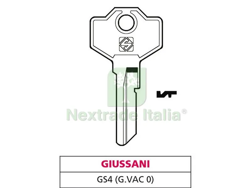 20PZ CHIAVE OTTONE GS4 (G. VAC 0) GIUSSANI — Ferramenta per legno e mobili — rif. FERX.VIT47609 20PZ CHIAVE OTTONE GS4 (G. VAC 0) GIUSSANI — Ferramenta per legno e mobili — rif. FERX.VIT47609