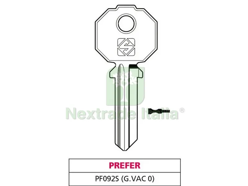 20PZ CHIAVE OTTONE PF092S (G. VAC 0) PREFER — Serrature e cilindri — rif. FERX.VIT47565 20PZ CHIAVE OTTONE PF092S (G. VAC 0) PREFER — Serrature e cilindri — rif. FERX.VIT47565