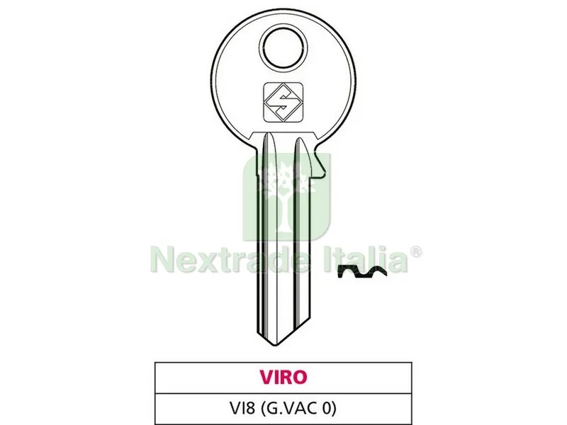 20PZ CHIAVE OTTONE VI8 (G. VAC 0) VIRO — Serrature e cilindri — rif. FERX.VIT47548 20PZ CHIAVE OTTONE VI8 (G. VAC 0) VIRO — Serrature e cilindri — rif. FERX.VIT47548