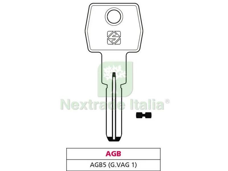 10PZ CHIAVE PUNZONATA OTTONE AGB5 (G. VAG 1) AGB — Serrature e cilindri — rif. FERX.VIT47509 10PZ CHIAVE PUNZONATA OTTONE AGB5 (G. VAG 1) AGB — Serrature e cilindri — rif. FERX.VIT47509