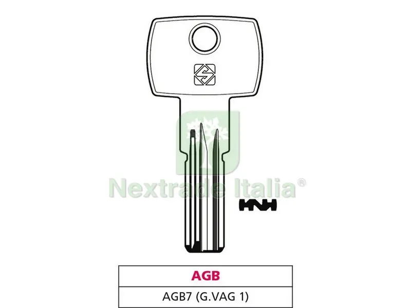 5PZ CHIAVE PUNZONATA OTTONE AGB7 (G. VAG 1) AGB — Serrature e cilindri — rif. FERX.VIT47524 5PZ CHIAVE PUNZONATA OTTONE AGB7 (G. VAG 1) AGB — Serrature e cilindri — rif. FERX.VIT47524