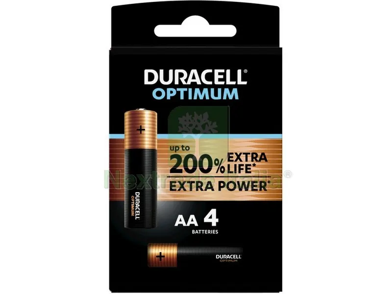 PILA ACALINA OPTIMUM MN1500 STILO 4 PZ. 1,5V — Pile e batterie — rif. FERX.VIT51673