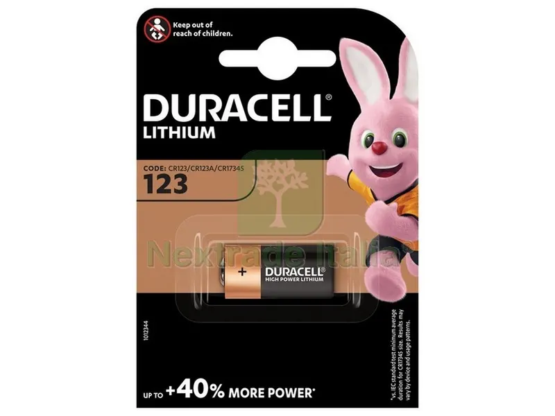 10PZ PILA AL LITIO PER FOTOCAMERA DIGITALE 123 1 PZ. — Pile e batterie — rif. FERX.VIT51653