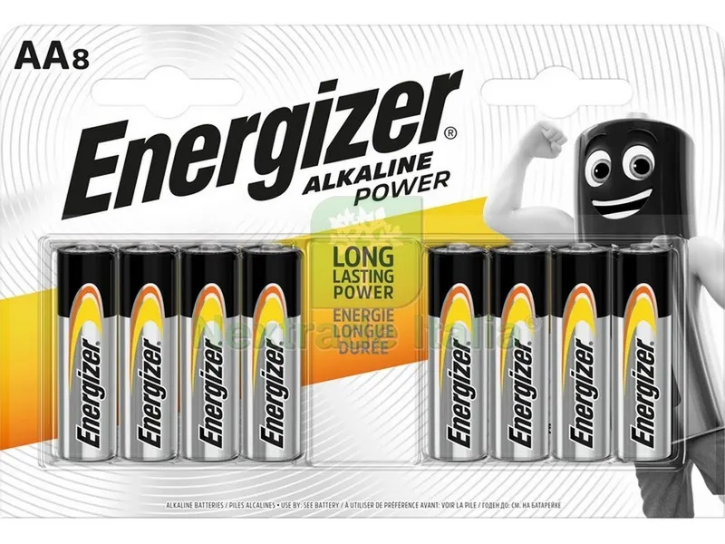 12CF PILA ALCALINA SERIE ALKALINE POWER STILO 1,5V 8 PZ. — Pile e batterie — rif. FERX.VIT35137