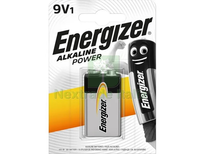 12PZ PILA ALCALINA SERIE ALKALINE POWER TRANSISTOR 9V 1 PZ. — Pile e batterie — rif. FERX.VIT35143 12PZ PILA ALCALINA SERIE ALKALINE POWER TRANSISTOR 9V 1 PZ. — Pile e batterie — rif. FERX.VIT35143