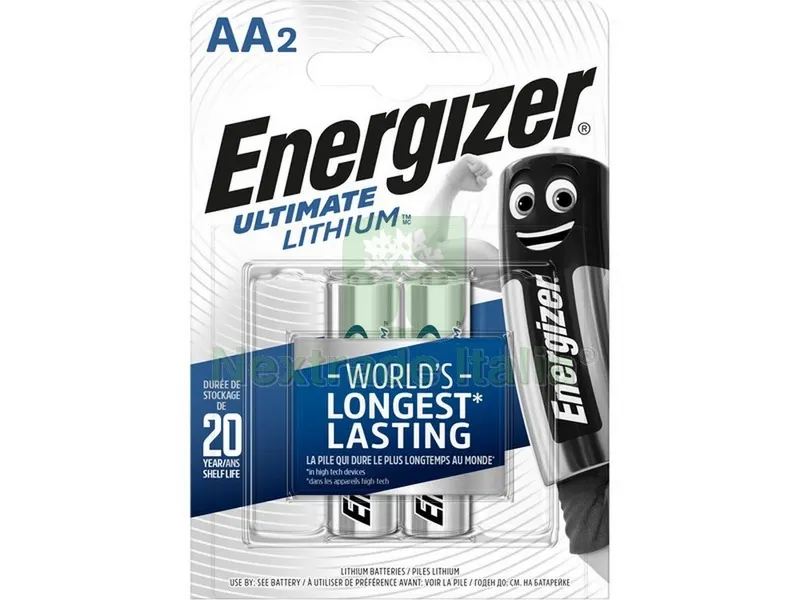 12CF PILA AL LITIO ULTIMATE LITHIUM STILO 1,5V 2 PZ. — Pile e batterie — rif. FERX.VIT35145